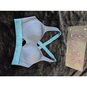 NWOT MCS Sport Teal/ Navy Bra S